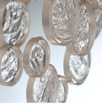 TRENTO Clustered Glass 15-Light Oval Chandelier