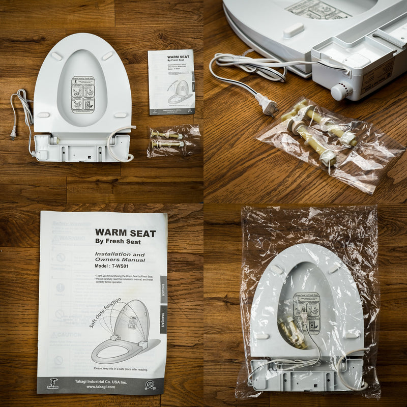 Takagi Heated Toilet Seat, 90-108°F