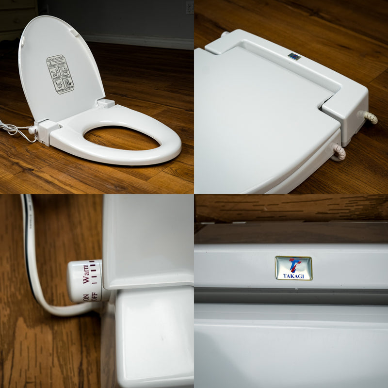 Takagi Heated Toilet Seat, 90-108°F