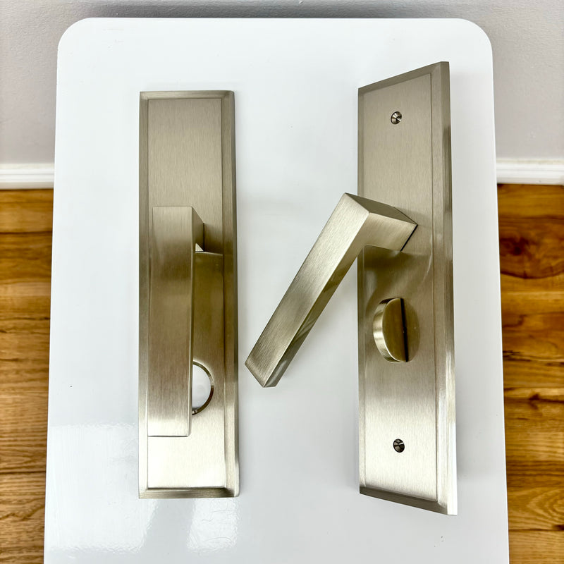 Tampa-Entry-Lockset-with-Rectangular-Escutcheon-Satin-Nickel-bathroom-hardware-accessories-habitat-restore-gta