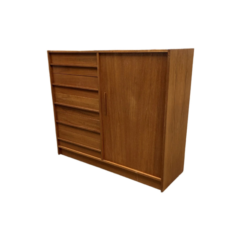 48-inch Teak Wood Tall Dresser