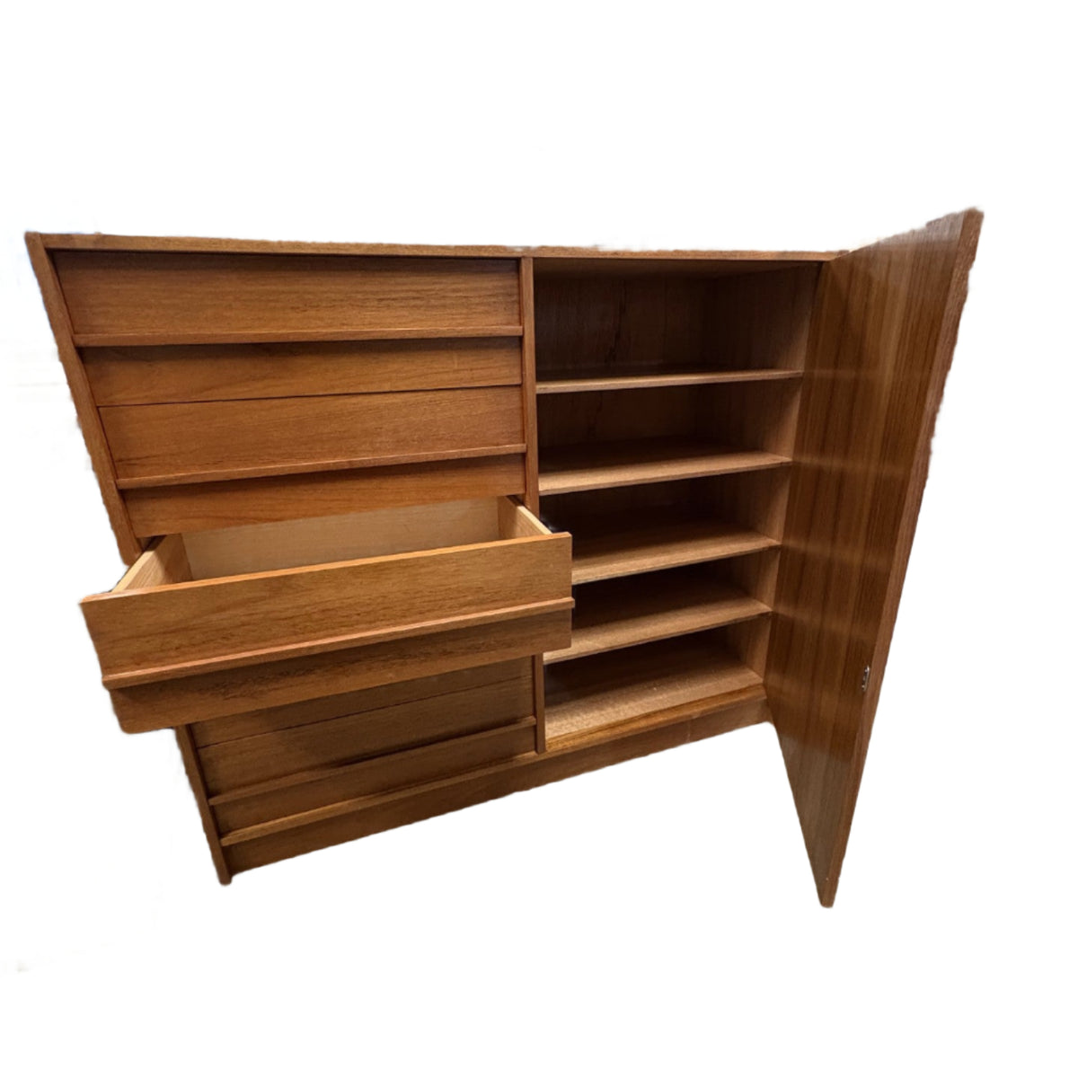 48-inch Teak Wood Tall Dresser