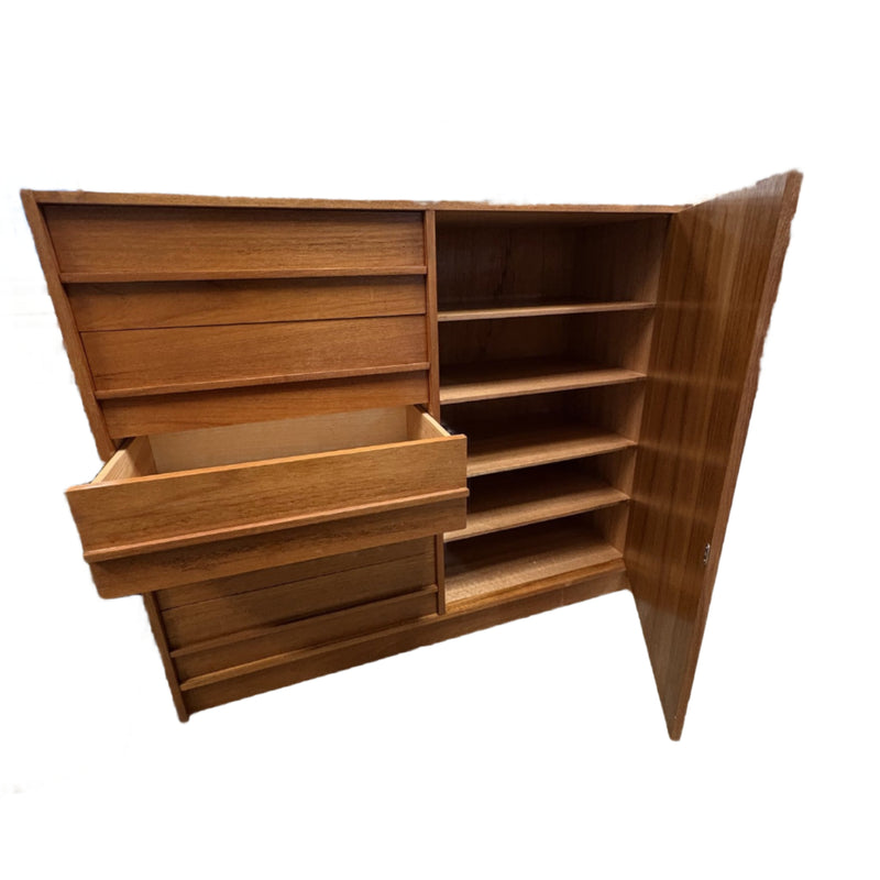 48-inch Teak Wood Tall Dresser