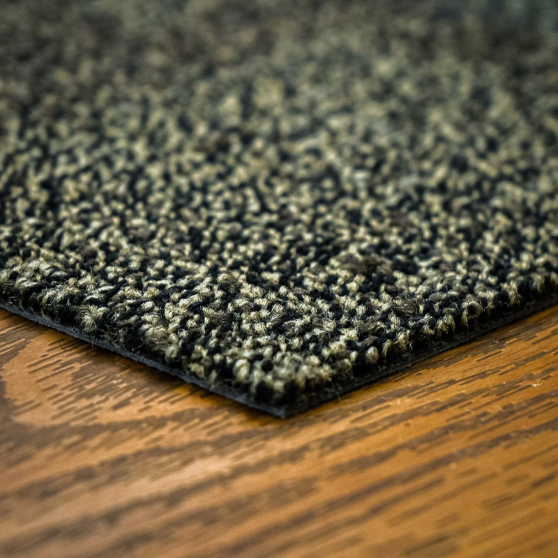 19.8-Inch Square Taupe Carpet Tile – 20 pcs box covering 53.82 sq ft