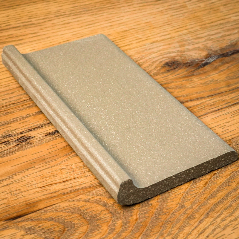 4" x 8" Quarry Puritan Gray Tile Trim – 2.7 sq. ft. (12 per box)