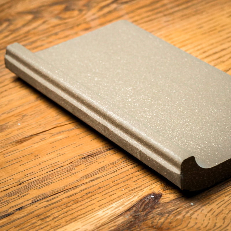 4" x 8" Quarry Puritan Gray Tile Trim – 2.7 sq. ft. (12 per box)
