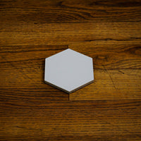 4x4.5-Inch Matte Light Grey Hex Porcelain Tile – 50 pcs box covers 6.25 sq ft
