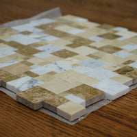 11x11-Inch Glossy Stone Mosaic Tile – 11 pcs box covering 9.24 sq ft