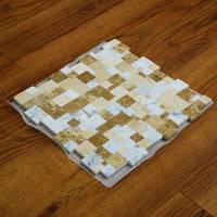 11x11-Inch Glossy Stone Mosaic Tile – 11 pcs box covering 9.24 sq ft