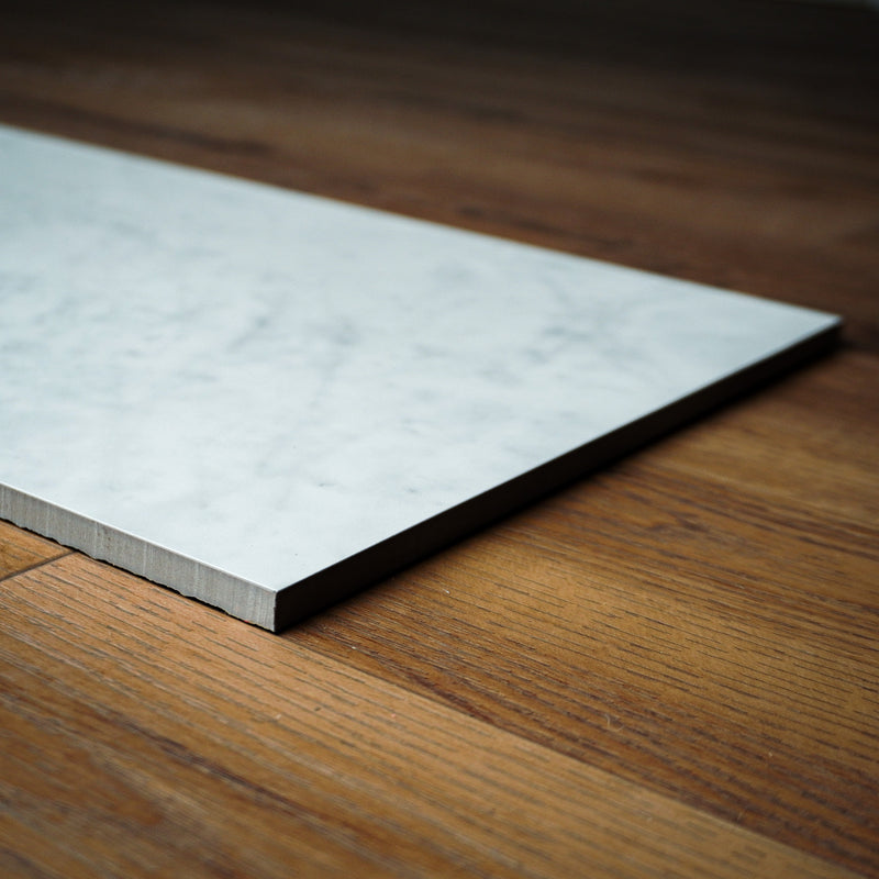 12" x 24" Eterna Carrara White Matte Tile – 15.50 sq. ft. (8 per box)