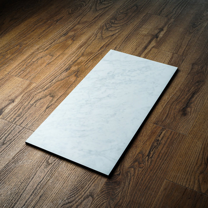 12" x 24" Eterna Carrara White Matte Tile – 15.50 sq. ft. (8 per box)