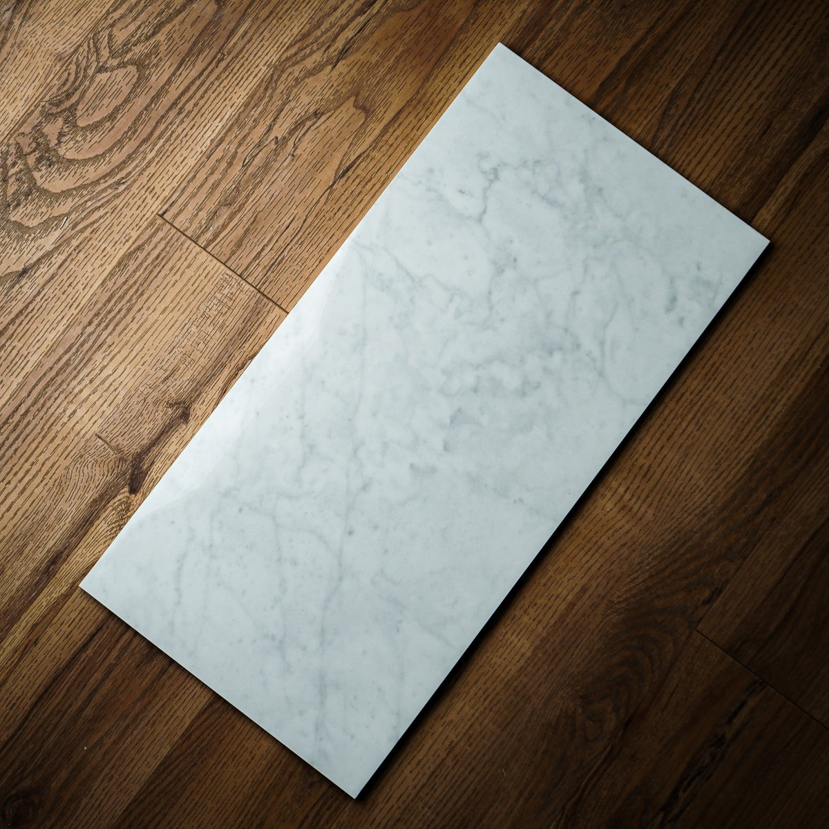 12" x 24" Eterna Carrara White Polished Tile – 15.50 sq. ft. (8 per box)
