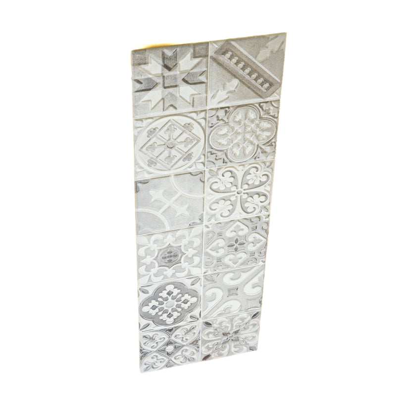 8" x 24" Tau Grisha Silver Tiles  –  11.63 sq. ft. (9 per box)