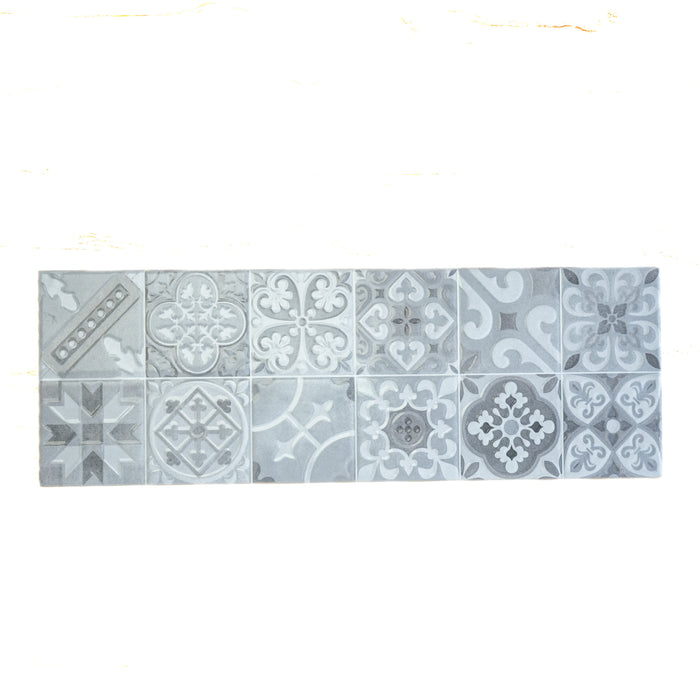 8" x 24" Tau Grisha Silver Tiles  –  11.63 sq. ft. (9 per box)