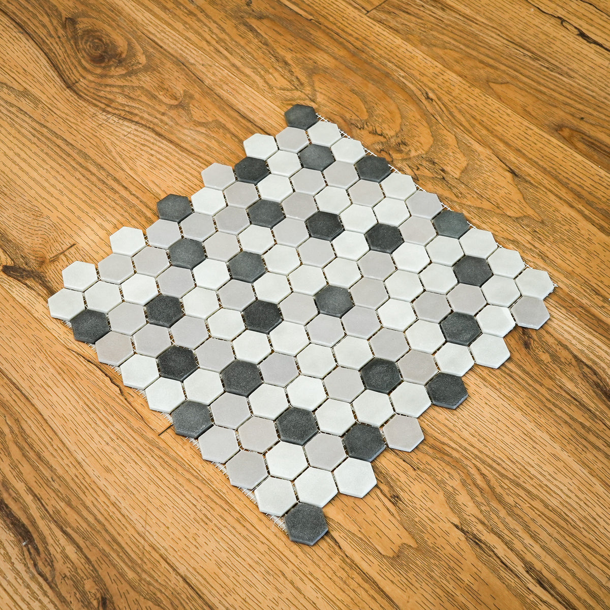 12" x 12" Onix Stoneblend Smoke Malla Mosaic Tiles – 5.63 sq. ft. (6 per box)