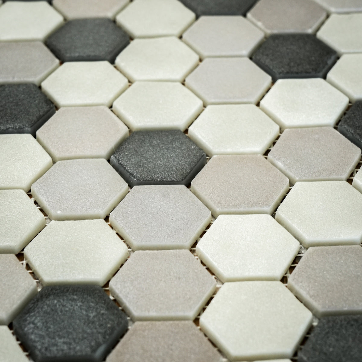 12" x 12" Onix Stoneblend Smoke Malla Mosaic Tiles – 5.63 sq. ft. (6 per box)