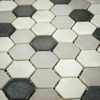 12" x 12" Onix Stoneblend Smoke Malla Mosaic Tiles – 5.63 sq. ft. (6 per box)