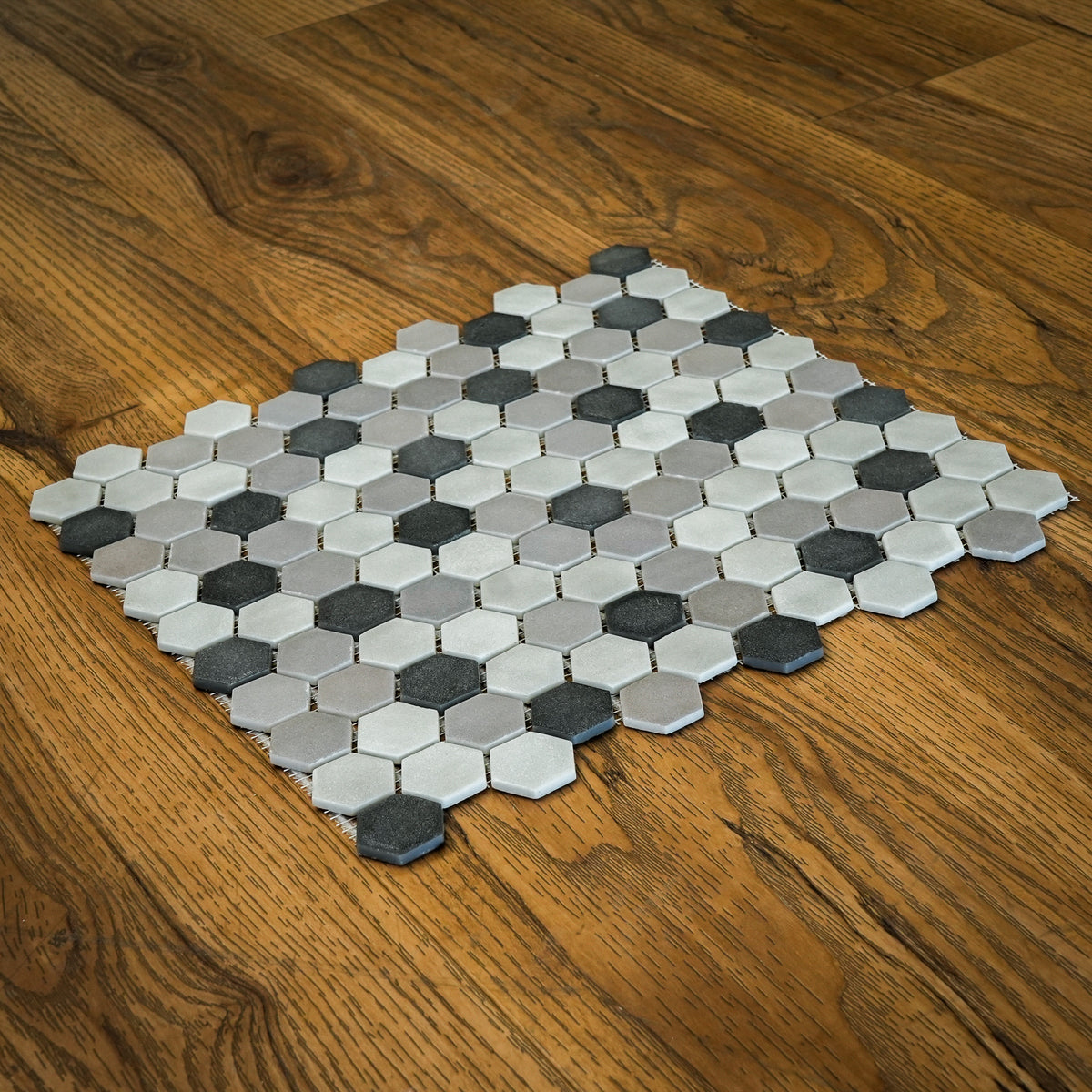 12" x 12" Onix Stoneblend Smoke Malla Mosaic Tiles – 5.63 sq. ft. (6 per box)