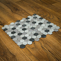 12" x 12" Onix Stoneblend Smoke Malla Mosaic Tiles – 5.63 sq. ft. (6 per box)