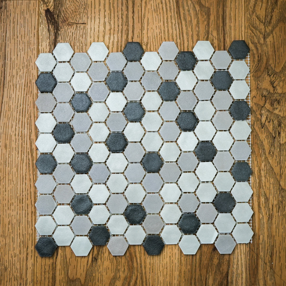 12" x 12" Onix Stoneblend Smoke Malla Mosaic Tiles – 5.63 sq. ft. (6 per box)