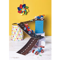 Vilac - Turquoise-Red Race Car Pull Toy