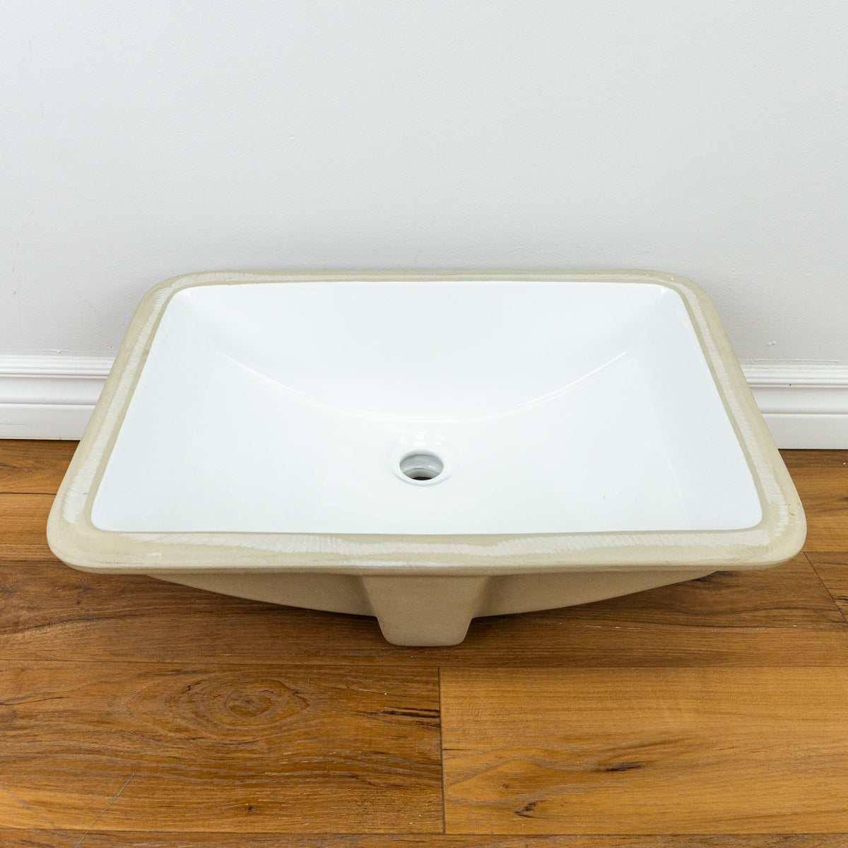 21" Porcelain Undermount Rectangle Sink