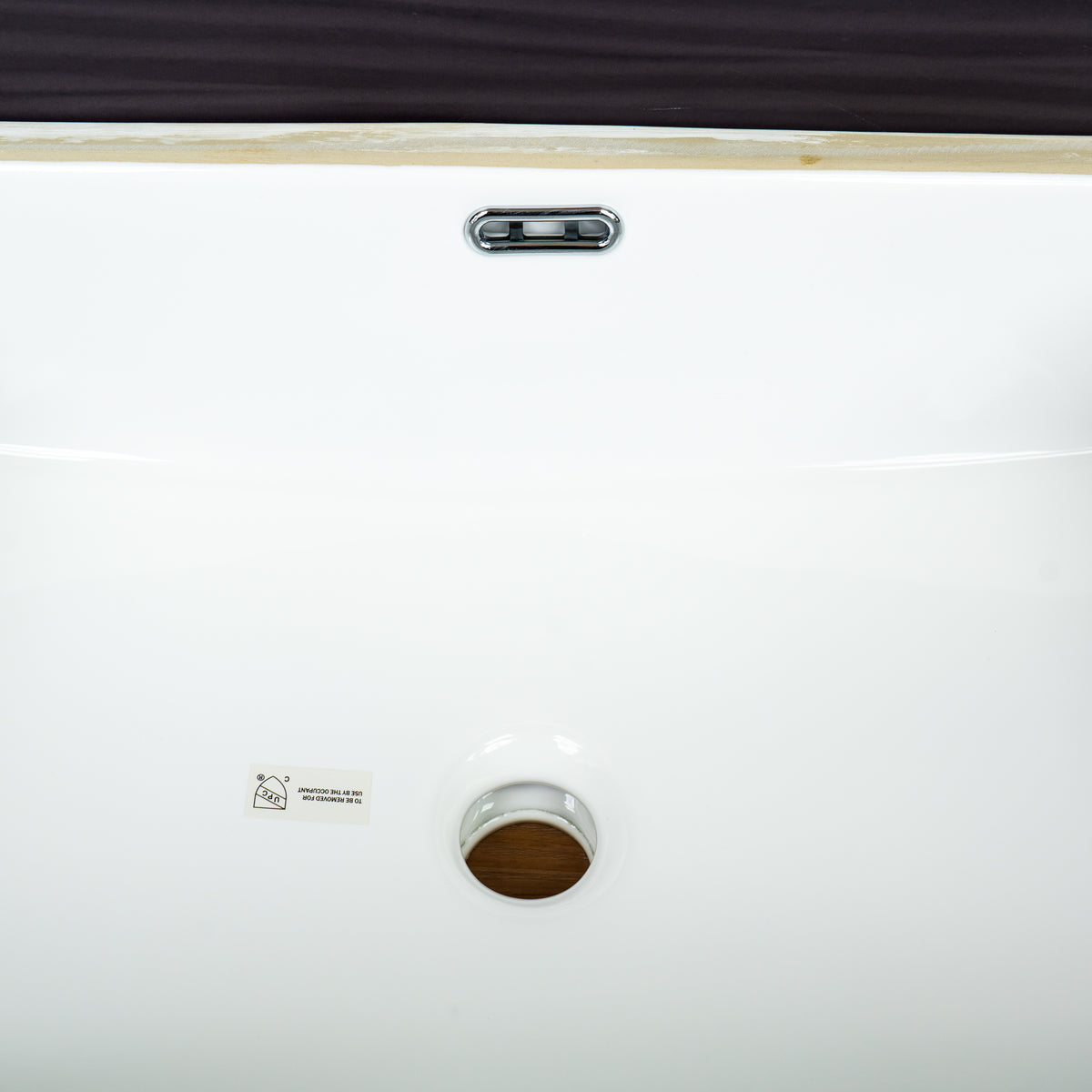 North American 21.5"  Rectangular Ceramic Undermount Sink