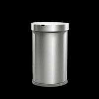 45L Semi-Round Sensor Can Brushed