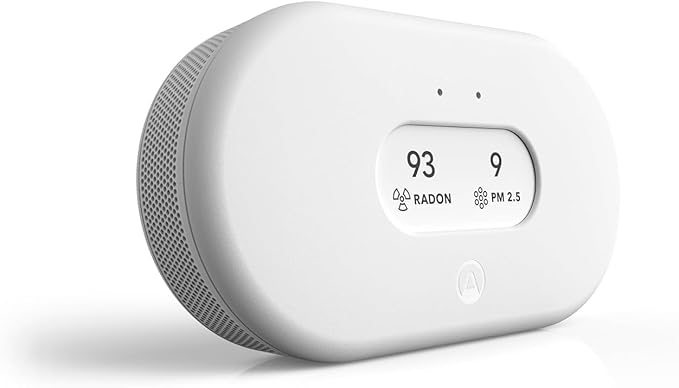 Airthings 2960 View Plus - Radon & Air Quality Monitor (PM, CO2, VOC, Humidity, Temp, Pressure)