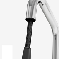 Single-Handle Chrome Pull-Down Sprayer Kitchen Faucet