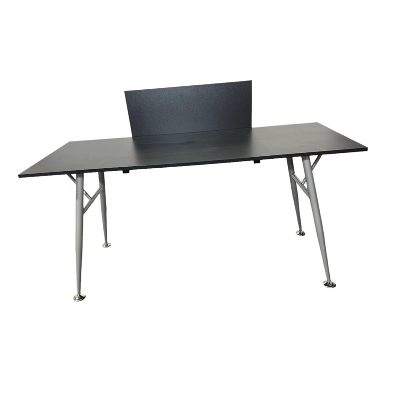 Black Table With Metal Legs
