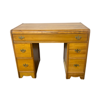 Antique Desk With 5 Drawers