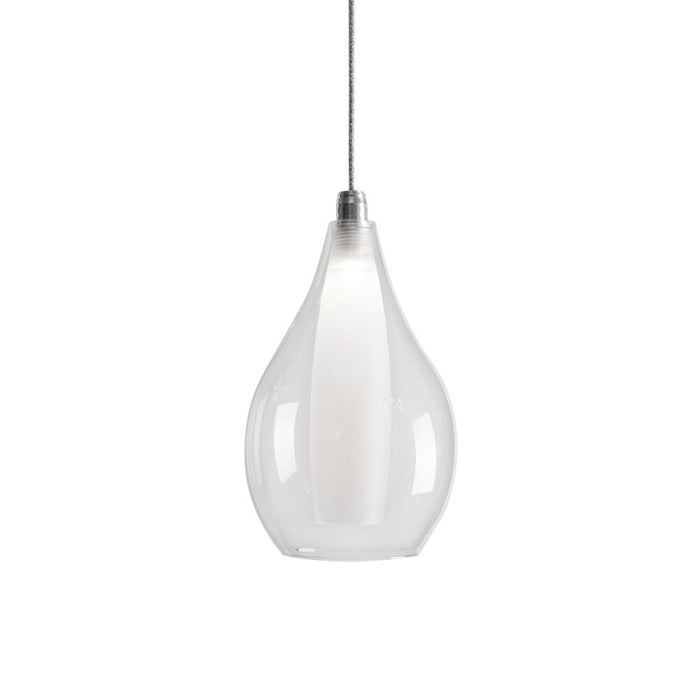 Victoria 1-Light 12V AC LED Small Pendant Light in Chrome