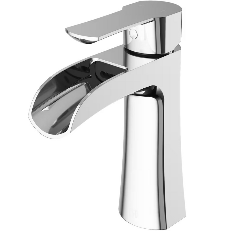 VIGO Paloma Single Hole Single-Handle Waterfall Bathroom Faucet in Chrome