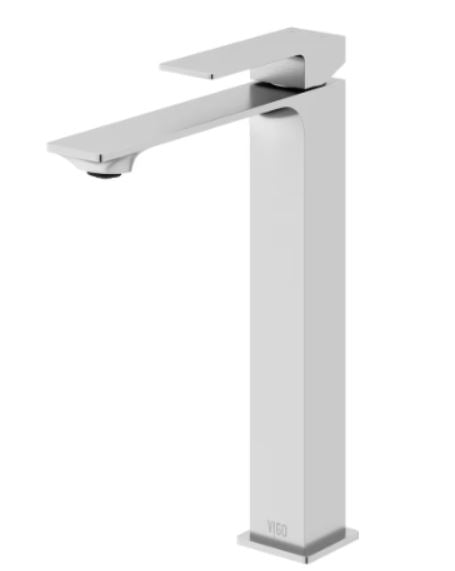 VIGO Dunn Single Hole Single-Handle Vessel Bathroom Faucet in Brushed Nickel