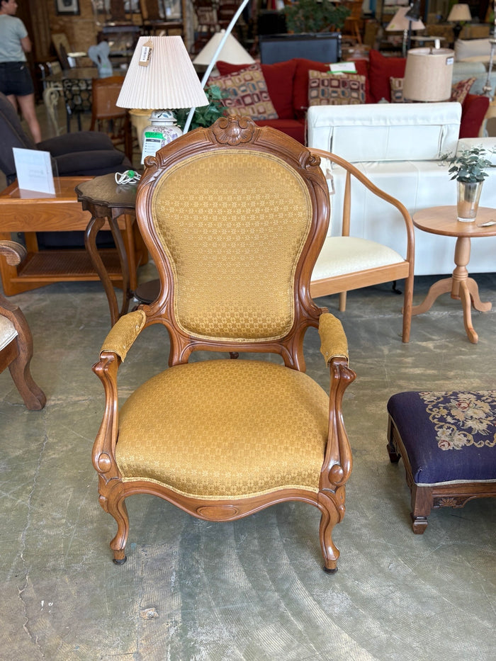 Victorian Carved Armchair