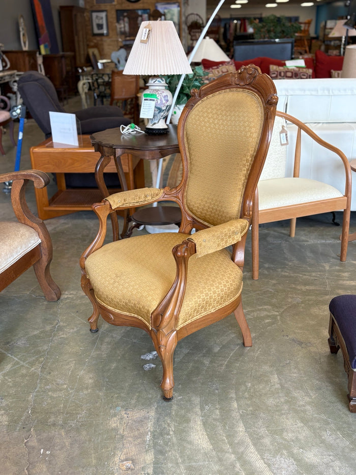 Victorian Carved Armchair