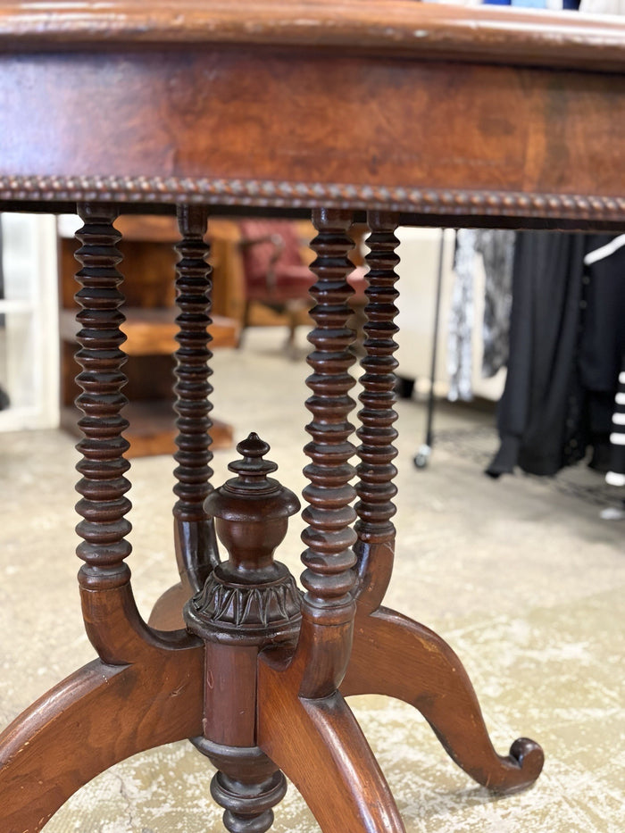 Victorian Walnut Center Table