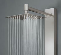 VIGO Orchid 2-Jet High Pressure Shower Panel System Stainless Steel