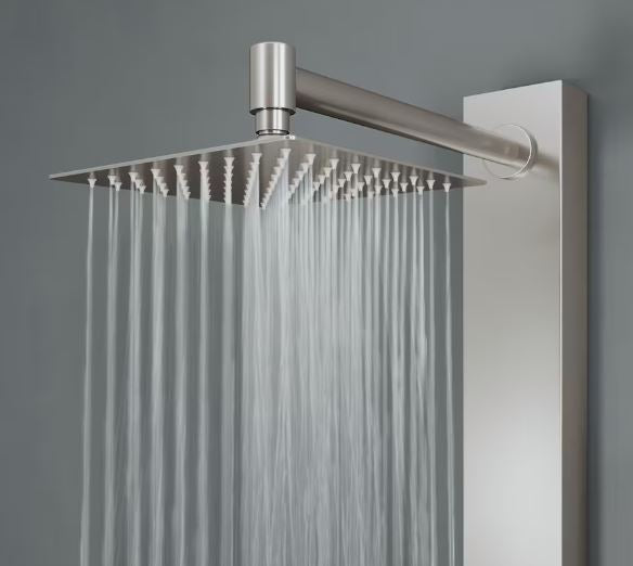 VIGO Orchid 2-Jet High Pressure Shower Panel System Stainless Steel