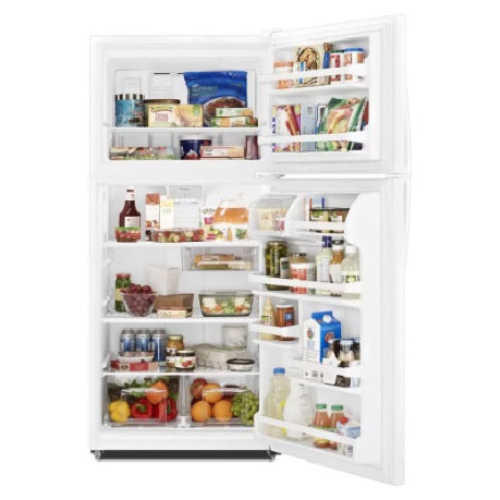 Whirlpool Top Freezer Refrigerator in White - WRT148FZDW