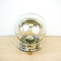 1-Light Wall Sconce in Modern Glass Globe