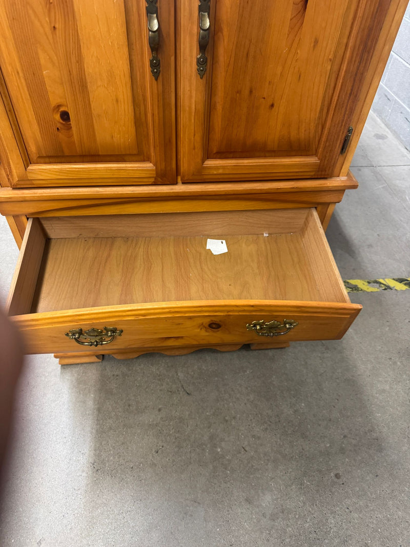 33.5'W Wooden Armoire