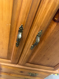 33.5'W Wooden Armoire