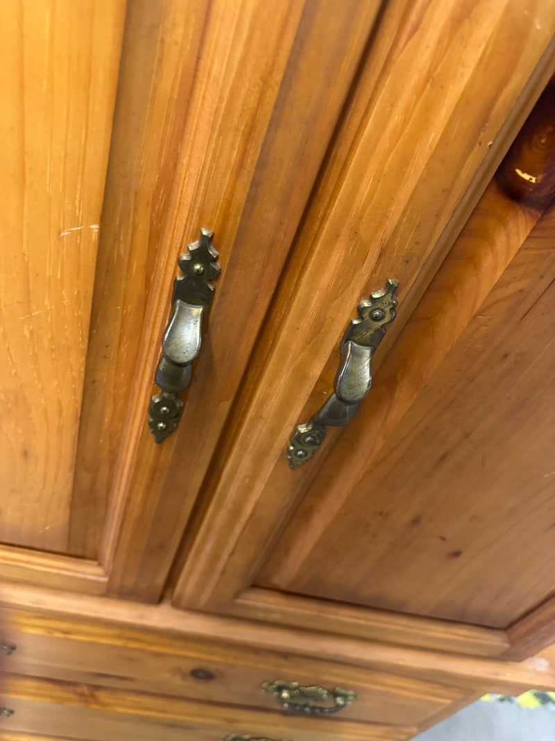 33.5'W Wooden Armoire