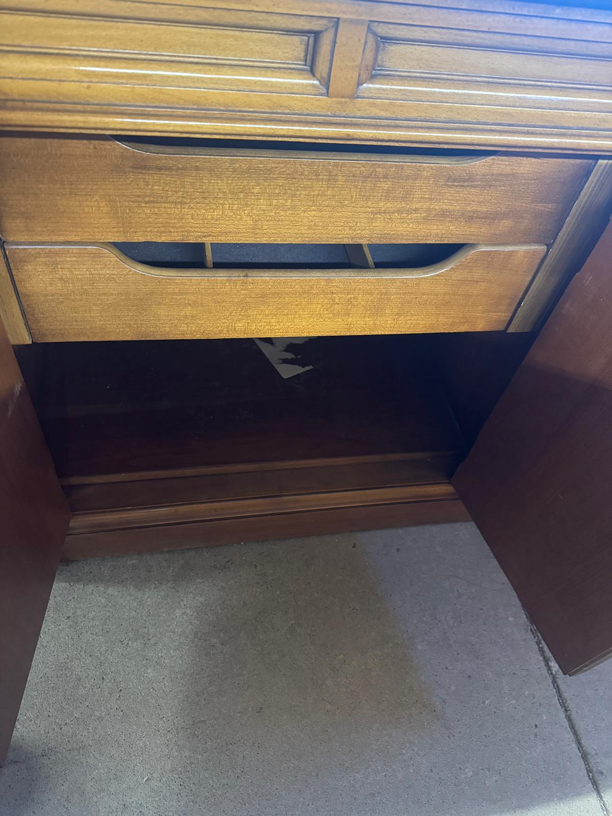 71"W Wooden Sideboard