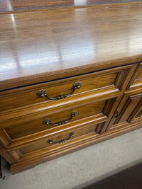 70"W 9-Drawer Wooden Dresser