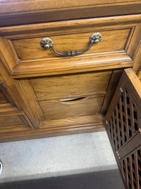 70"W 9-Drawer Wooden Dresser