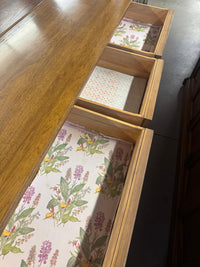70"W 9-Drawer Wooden Dresser