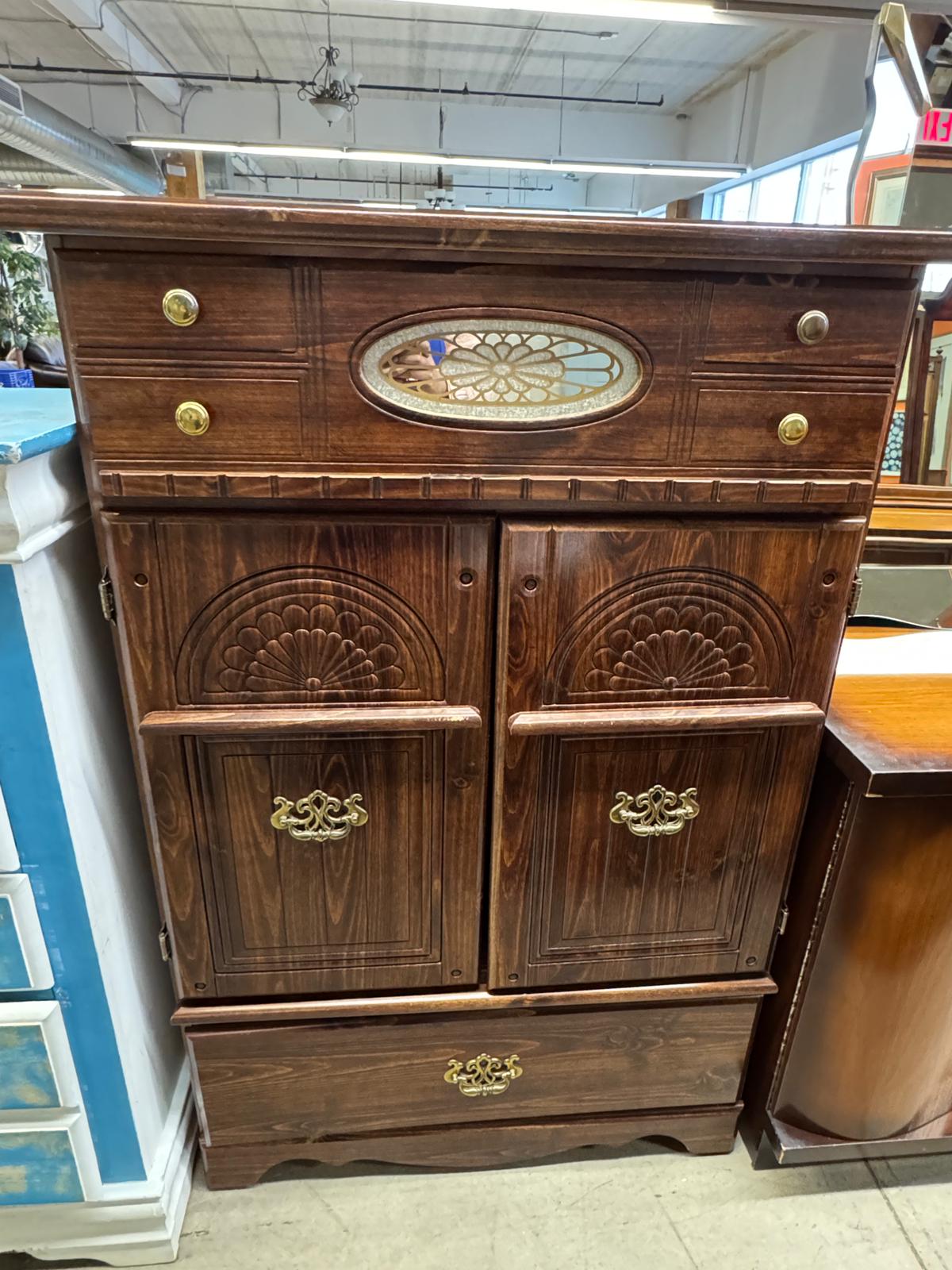 36"W Tall Boy Dresser